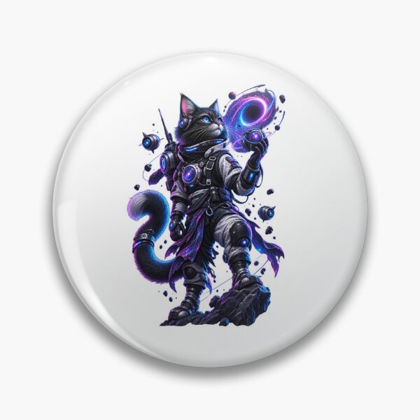 Item preview, Cyber Space Cat - Futuristic Astronaut Cat designed and sold by Neerart.