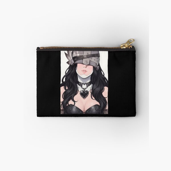 Item preview, Dark girl with knight's helmet and heart designed and sold by OH-MY-GOTH.