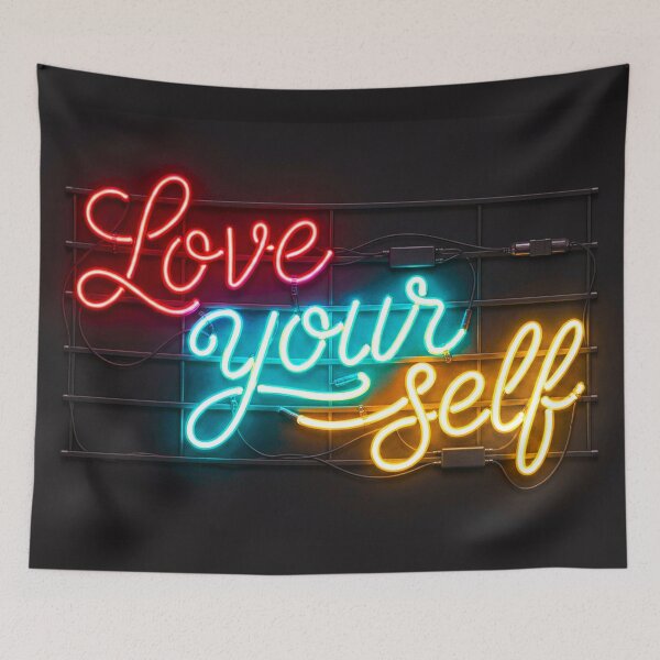 Item preview, Love Yourself Minimalist Text Aesthetic Self Care Affirmation Graphic designed and sold by Sulco Design.