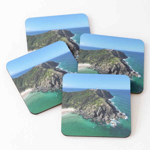 Item preview, Cape Byron Lighthouse - aerial drone view designed and sold by Rachel Elizabeth Photography.
