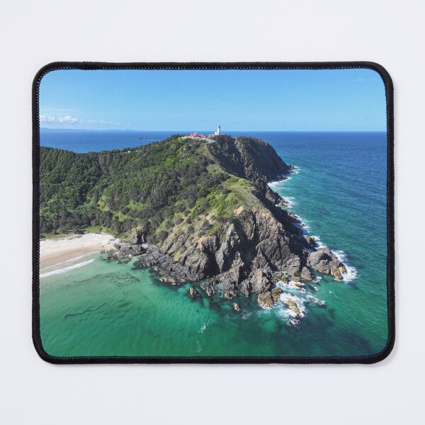 Item preview, Cape Byron Lighthouse - aerial drone view designed and sold by Rachel Elizabeth Photography.