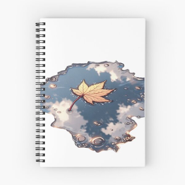 Item preview, Maple Leaf Resting in a Sky Mirror designed and sold by AcruxUltra.