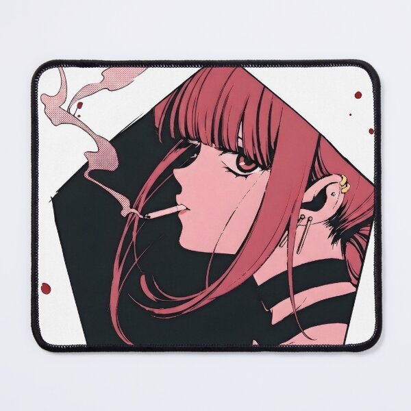 Item preview, Dark anime girl with a cigarette designed and sold by OH-MY-GOTH.