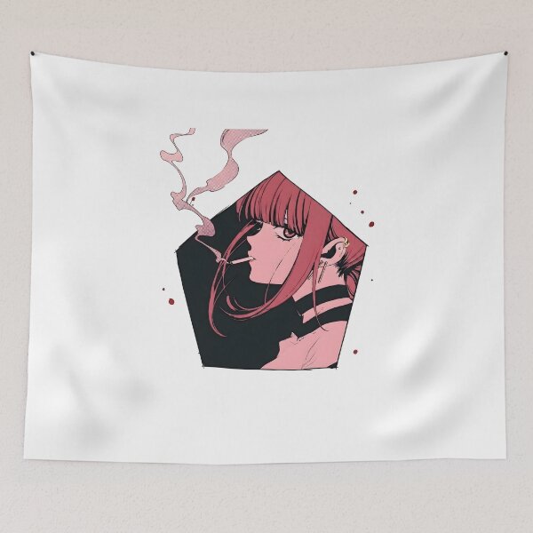 Item preview, Dark anime girl with a cigarette designed and sold by OH-MY-GOTH.