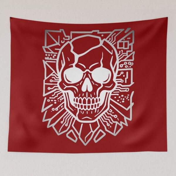 Item preview, Cybernetic Circuit Board Skull designed and sold by MarCinu Art.