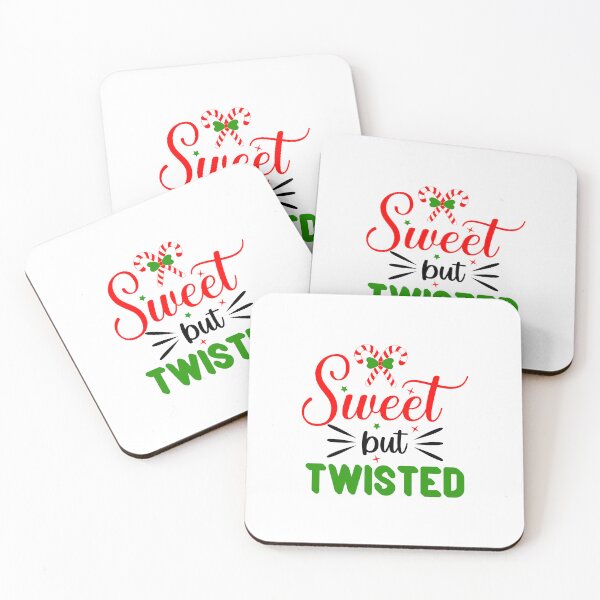 Item preview, Sweet But Twisted Christmas Candy Cane Funny Holiday Quote designed and sold by serotonin75114.