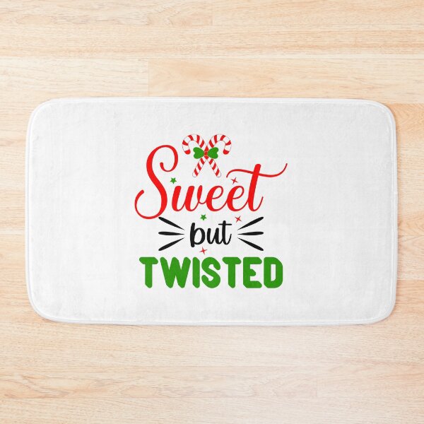 Item preview, Sweet But Twisted Christmas Candy Cane Funny Holiday Quote designed and sold by serotonin75114.