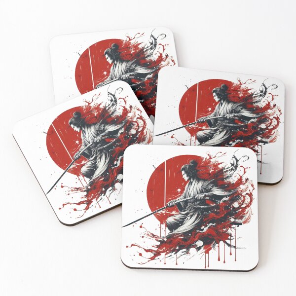 Item preview, Crimson Shadow Samurai Beneath the Red Sun designed and sold by AcruxUltra.