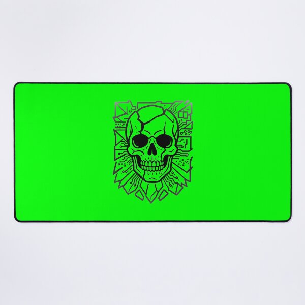 Item preview, Dark Cybernetic Skull Circuits designed and sold by MarCinu Art.
