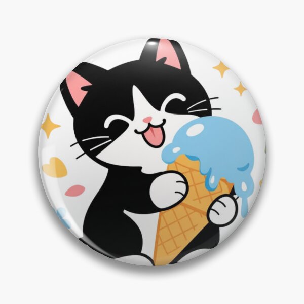 Item preview, Cute Cat Ice Cream Lover T-Shirt | Funny Kawaii Cat Summer Design designed and sold by Cool Tee World .
