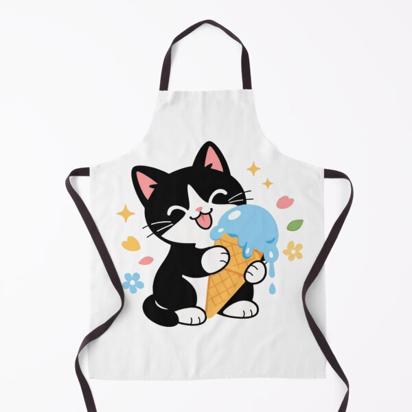 Item preview, Cute Cat Ice Cream Lover T-Shirt | Funny Kawaii Cat Summer Design designed and sold by Cool Tee World .