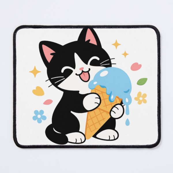 Item preview, Cute Cat Ice Cream Lover T-Shirt | Funny Kawaii Cat Summer Design designed and sold by Cool Tee World .