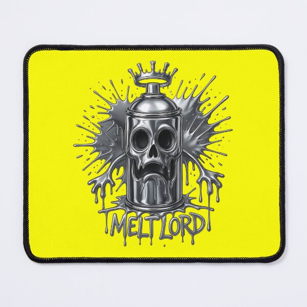 Item preview, Melt Lord Spray Can Skull designed and sold by MarCinu Art.