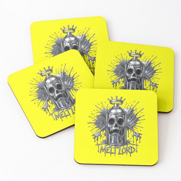 Item preview, Melt Lord Spray Can Skull designed and sold by MarCinu Art.