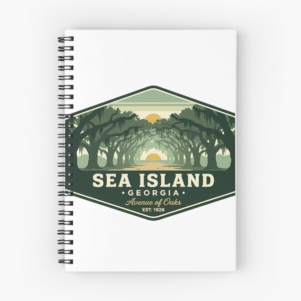 Item preview, Sea Island Georgia Avenue of Oaks Vintage Travel Badge Sticker designed and sold by DetourDgn.