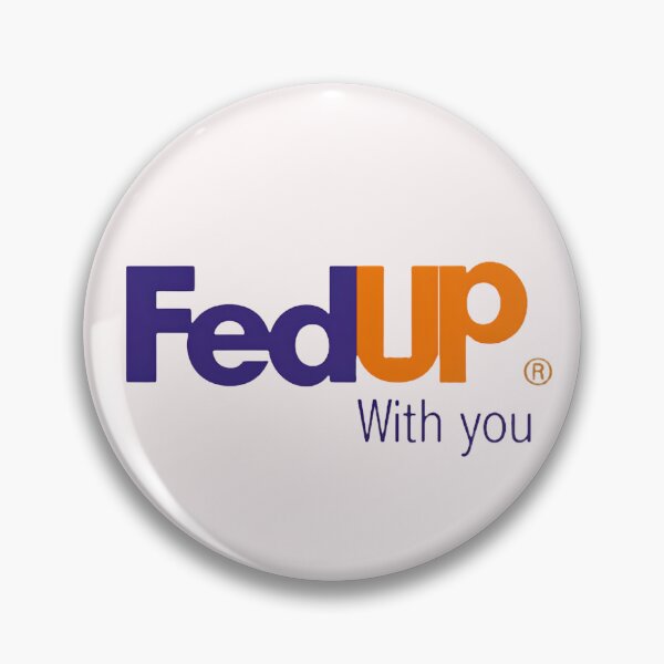 Item preview, FedUp With You Parody Artwork | Sarcastic Corporate Logo Print | Funny Office Wall Art designed and sold by MusixMerch.