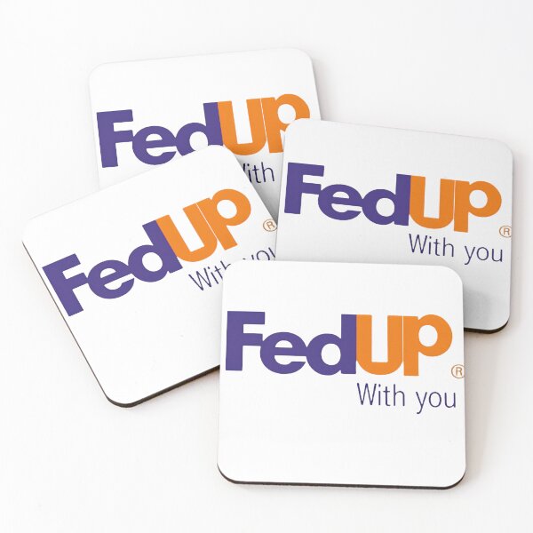 Item preview, FedUp With You Parody Artwork | Sarcastic Corporate Logo Print | Funny Office Wall Art designed and sold by MusixMerch.
