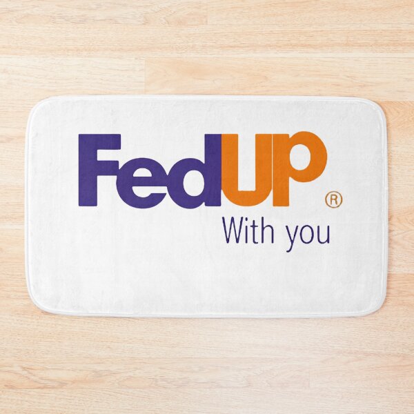 Item preview, FedUp With You Parody Artwork | Sarcastic Corporate Logo Print | Funny Office Wall Art designed and sold by MusixMerch.
