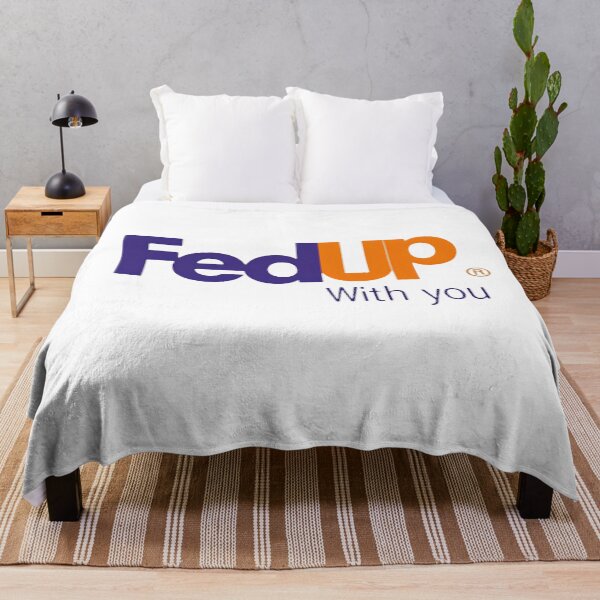 Item preview, FedUp With You Parody Artwork | Sarcastic Corporate Logo Print | Funny Office Wall Art designed and sold by MusixMerch.