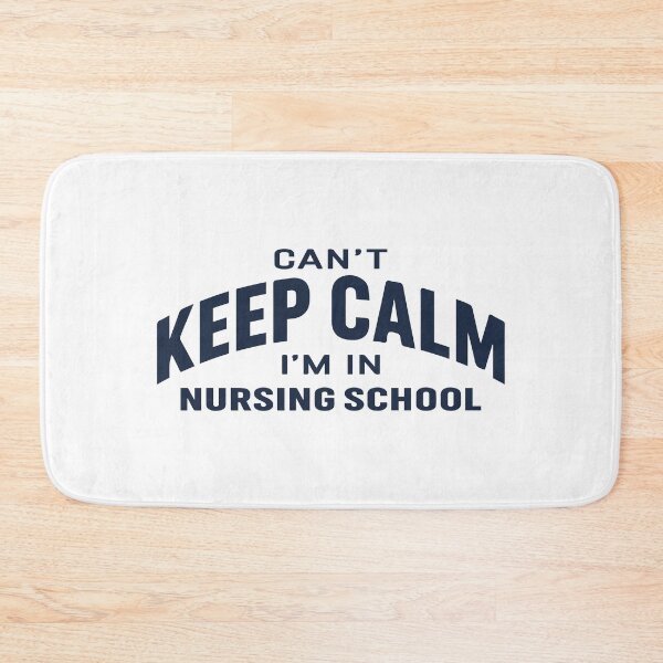 Item preview, NURSING SCHOOL - can't keep calm I'm in nursing school designed and sold by YNELENT.