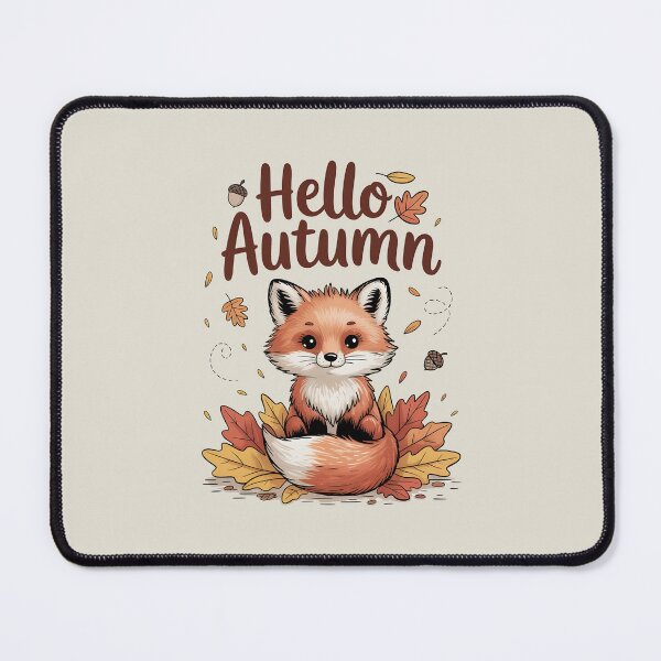 Item preview, Hello Autumn with Cute Fox designed and sold by Moonody Designs.