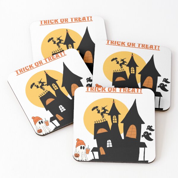 Item preview, Cute Ghost With Iced Coffee Trick Or Treat Halloween designed and sold by Sem34.