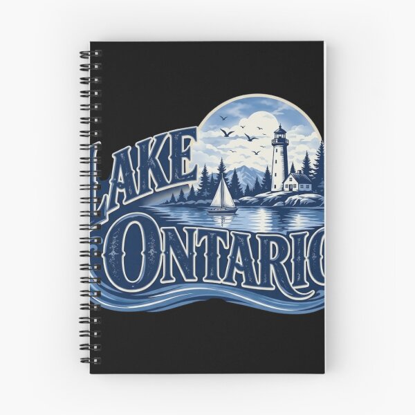 Item preview, Lake Ontario Lighthouse Sailboat Vintage Blue Nautical designed and sold by haitrieuic96.
