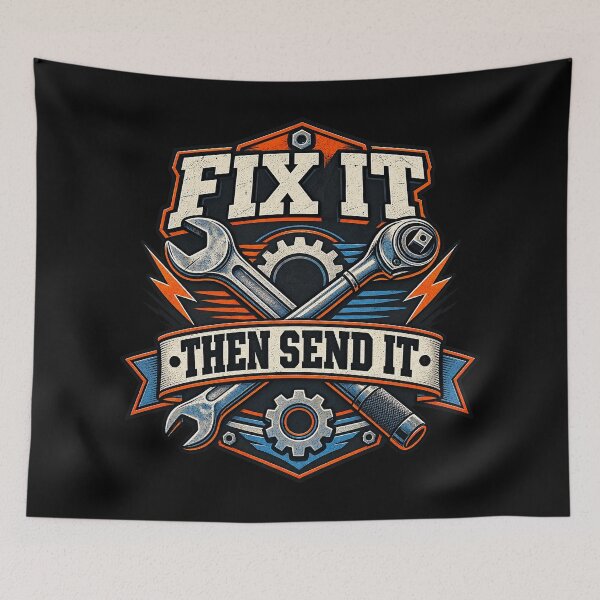 Item preview, Fix It Then Send It Mechanic designed and sold by SayMaria.