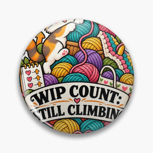 Item preview, WIP Count Still Climbing Crochet Humor designed and sold by supertae.