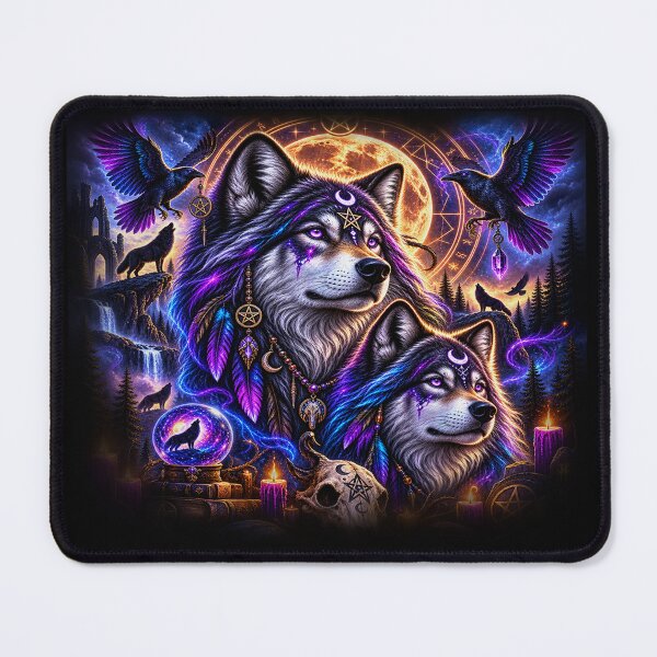 Item preview, Occult Wolves – Guardians of the Arcane Moon designed and sold by TroviTutto.