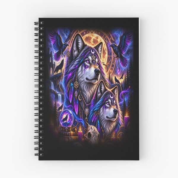 Item preview, Occult Wolves – Guardians of the Arcane Moon designed and sold by TroviTutto.