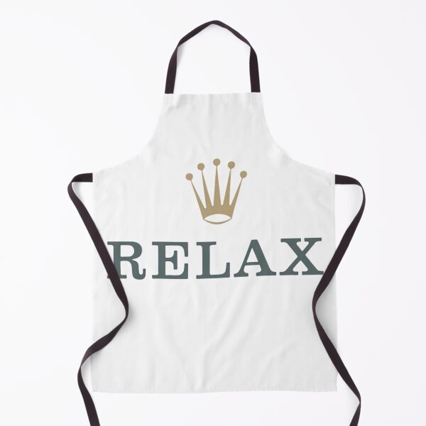 Item preview, Relax Luxury Watch Parody Artwork | Gold Crown Green Typography Print designed and sold by MusixMerch.
