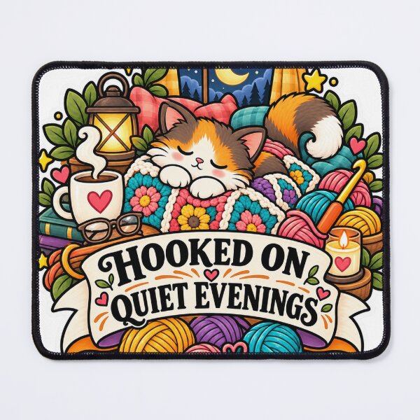 Item preview, Hooked on Quiet Evenings Crochet Lover designed and sold by supertae.