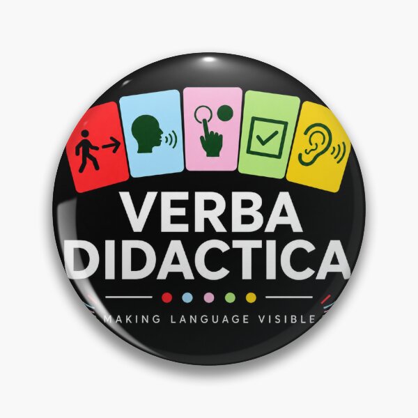 Item preview, Verba Didactica visual language learning logo designed and sold by VerbaDidactica.
