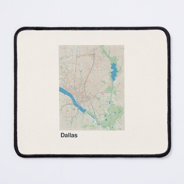 Item preview, Dallas Minimalistic Map Art designed and sold by MapsNerd.