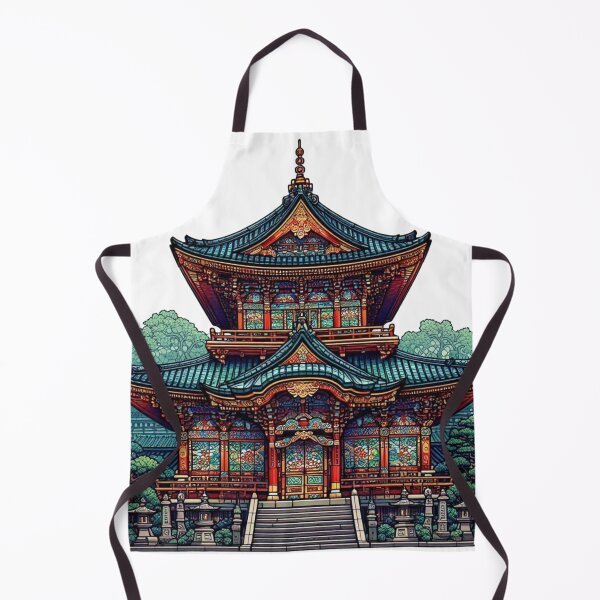 Item preview, Japanese Temple in a Serene Landscape designed and sold by AcruxUltra.