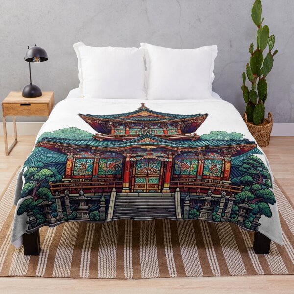 Item preview, Japanese Temple in a Serene Landscape designed and sold by AcruxUltra.