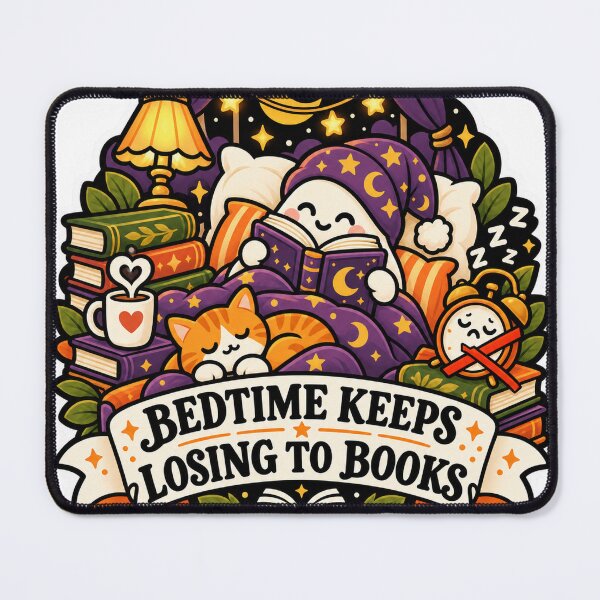 Item preview, Bedtime Keeps Losing to Books Reader designed and sold by supertae.