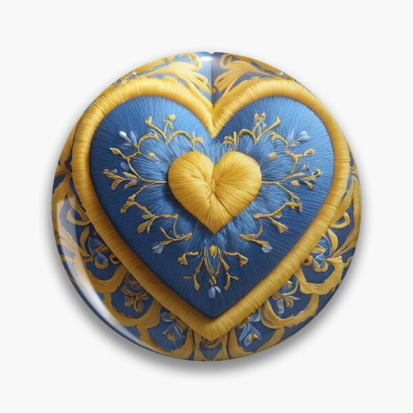 Item preview, Ukrainian Embroidered Heart designed and sold by Agnisherl.
