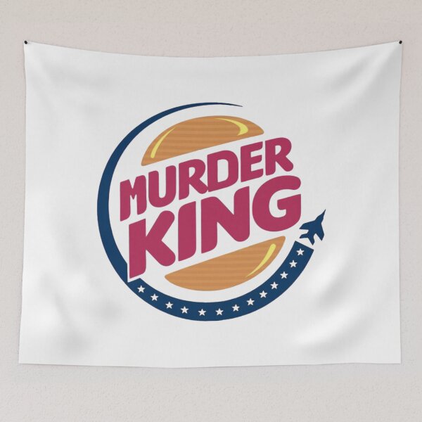 Item preview, Murder King Parody Artwork | Fast Food Fighter Jet Pop Art Print designed and sold by MusixMerch.