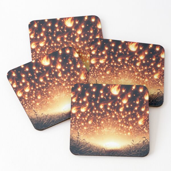 Item preview, Rain of Fire Across the Night Sky designed and sold by AcruxUltra.