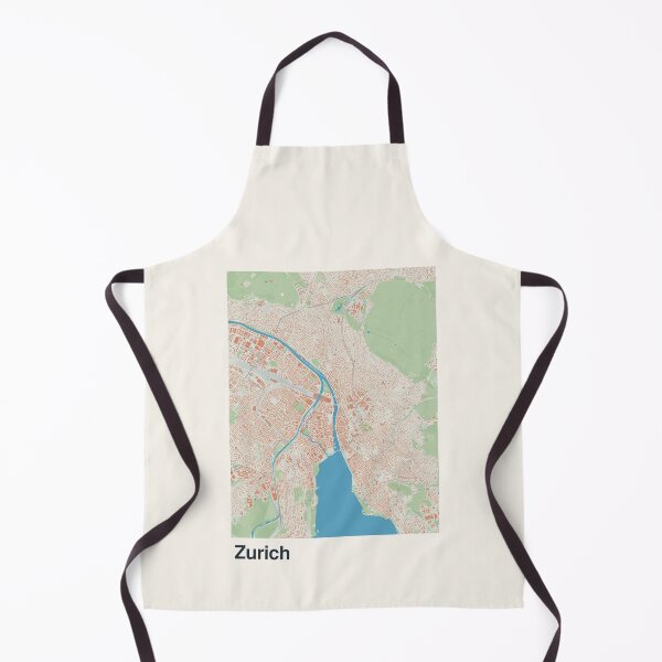 Item preview, Zurich Minimalistic Map Art designed and sold by MapsNerd.
