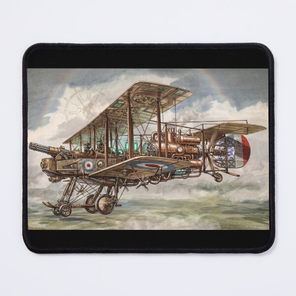 Item preview, Steampunk Fantasy Aircraft Illustration designed and sold by ArtworkNorth.