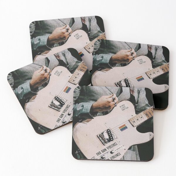 Item preview, Music and Social Awareness Art - Monochrome Guitar Statement designed and sold by Donald-Bryantt.