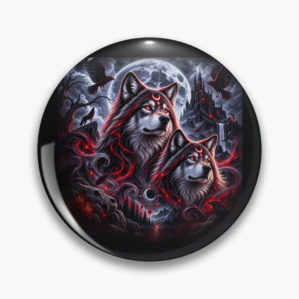 Item preview, Dark Wolves – Guardians of the Blood Moon designed and sold by TroviTutto.