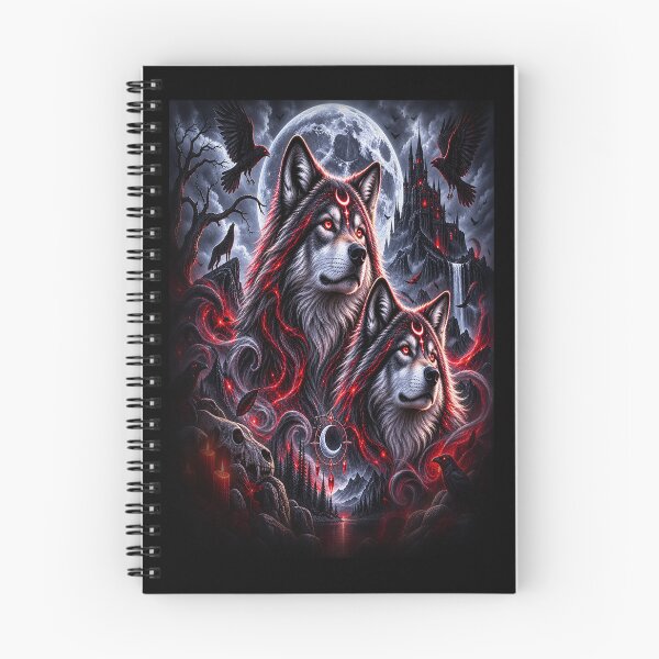 Item preview, Dark Wolves – Guardians of the Blood Moon designed and sold by TroviTutto.
