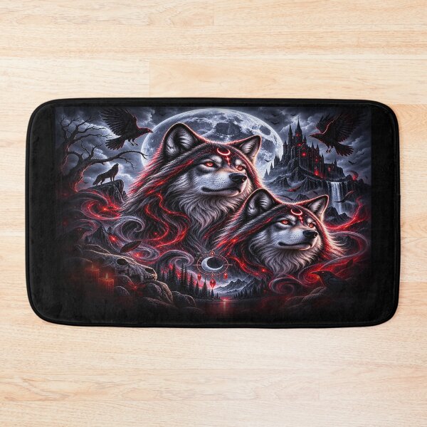 Item preview, Dark Wolves – Guardians of the Blood Moon designed and sold by TroviTutto.