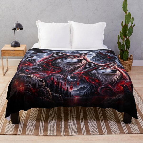 Item preview, Dark Wolves – Guardians of the Blood Moon designed and sold by TroviTutto.