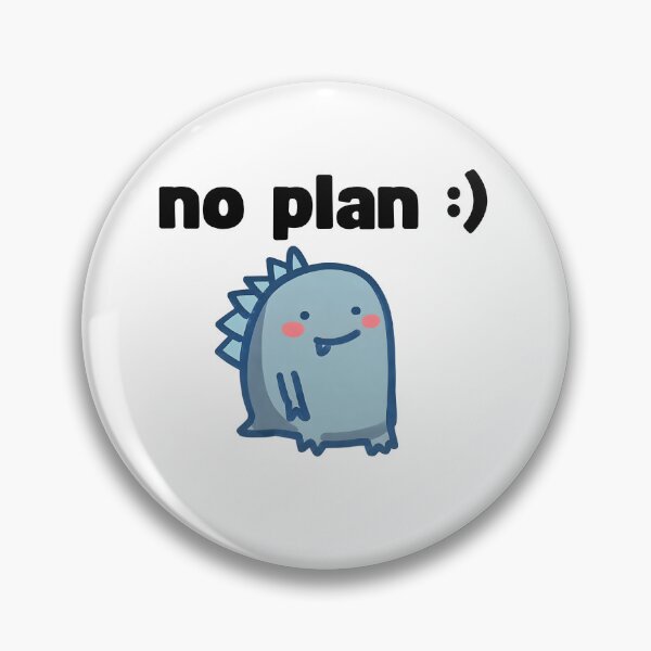 Item preview, cute no plan blue dinosaur designed and sold by Rockveil Co..