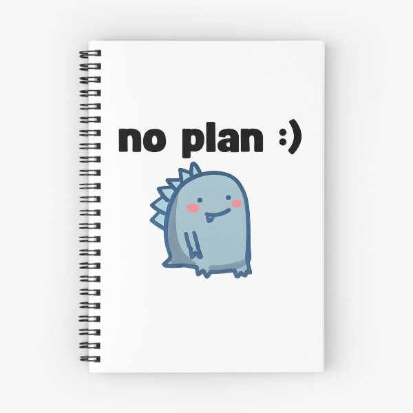 Item preview, cute no plan blue dinosaur designed and sold by Rockveil Co..